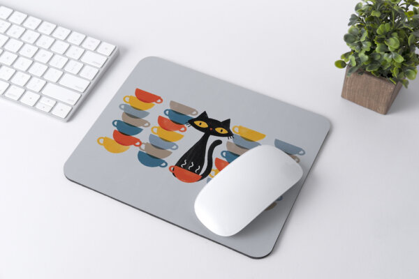 Coffe Cat Mousepad 1