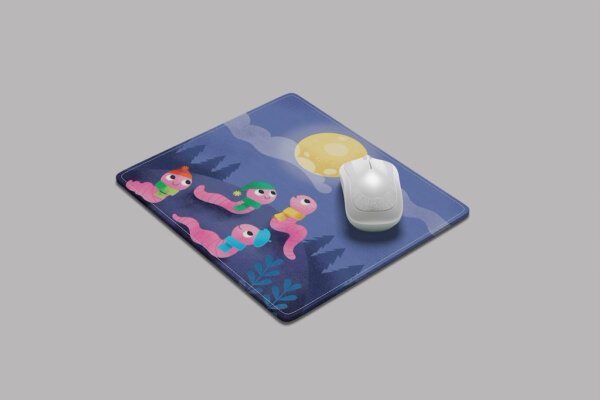 Moon Worm Mousepad 1